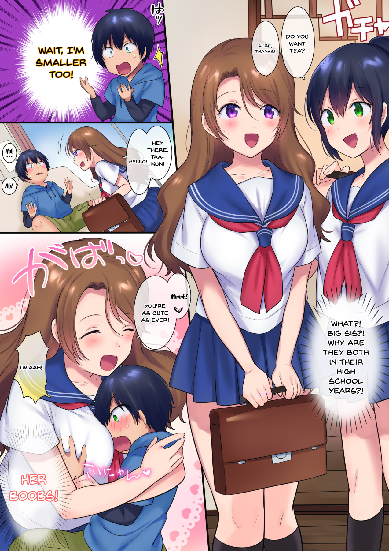 Hentai Manga Comic-I Went Back In Time To Do NTR With My Beloved Onee-san-Read-8